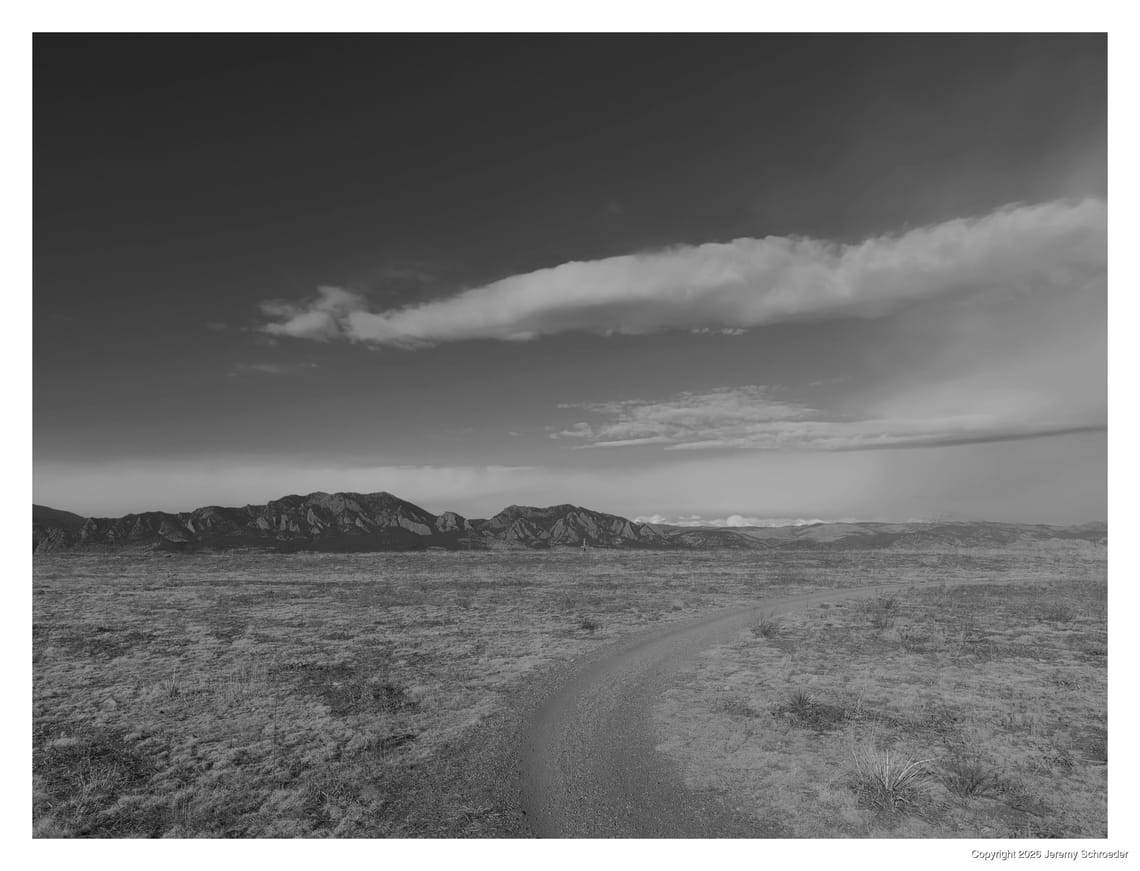 Wide open spaces and empty roads