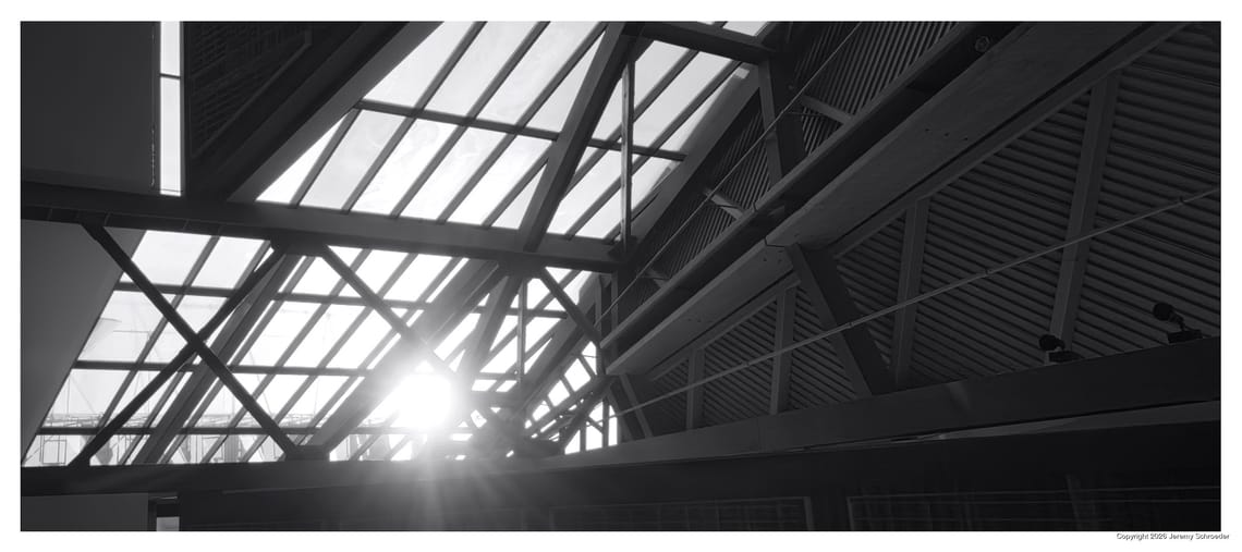 Steel, Glass, and Harsh Geometry