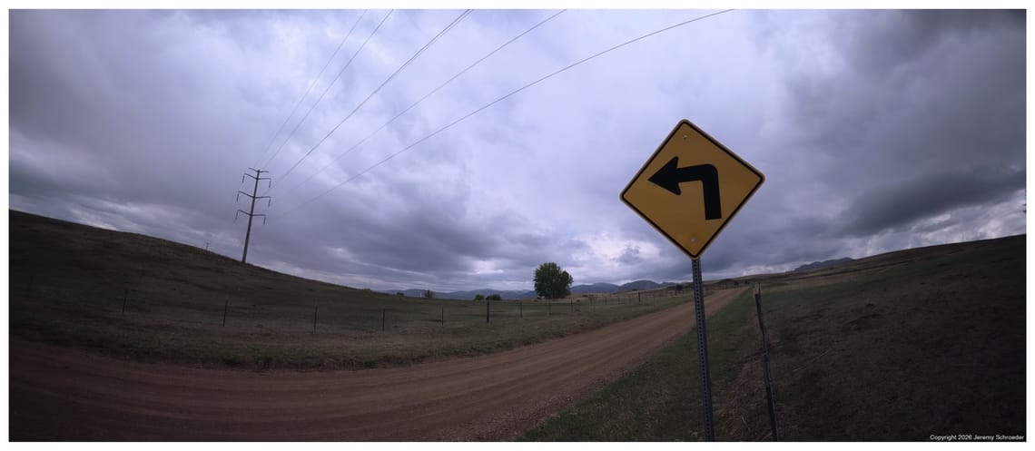 Left Turn Into the Gray