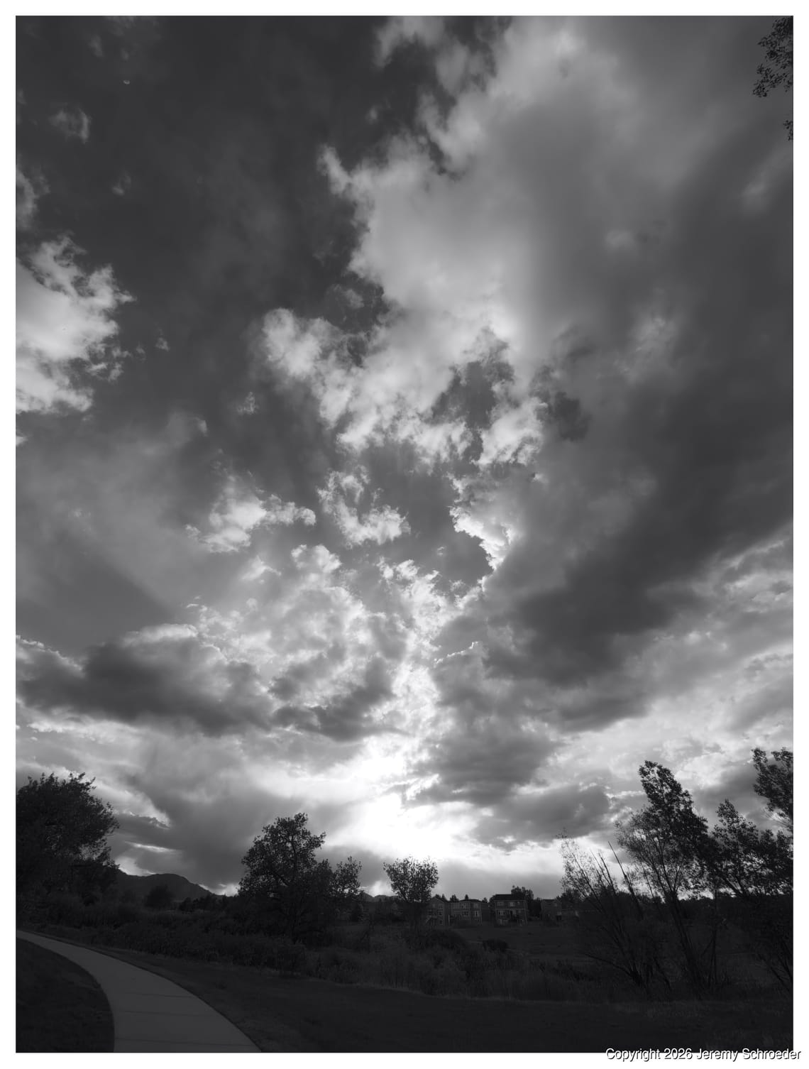 Heavy skies and low light
