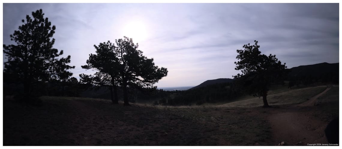 Lost in the blue hour haze