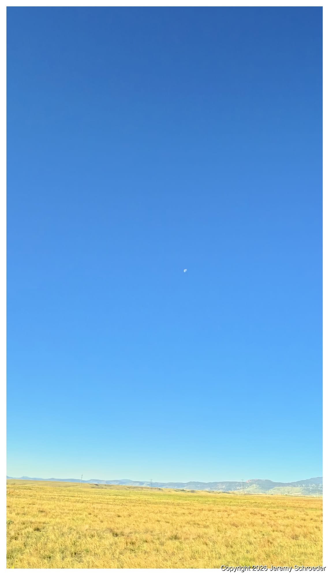 Vastness and a tiny speck