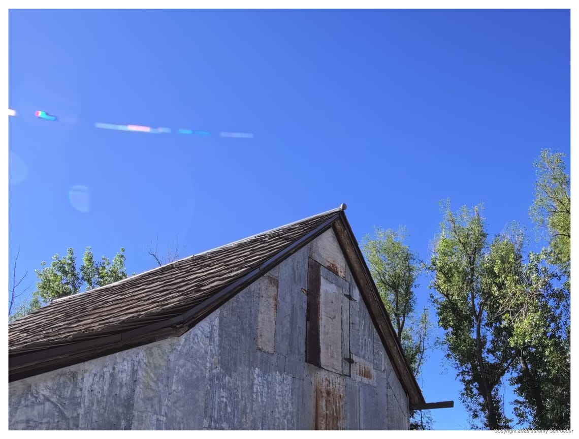 Rough textures and clear skies