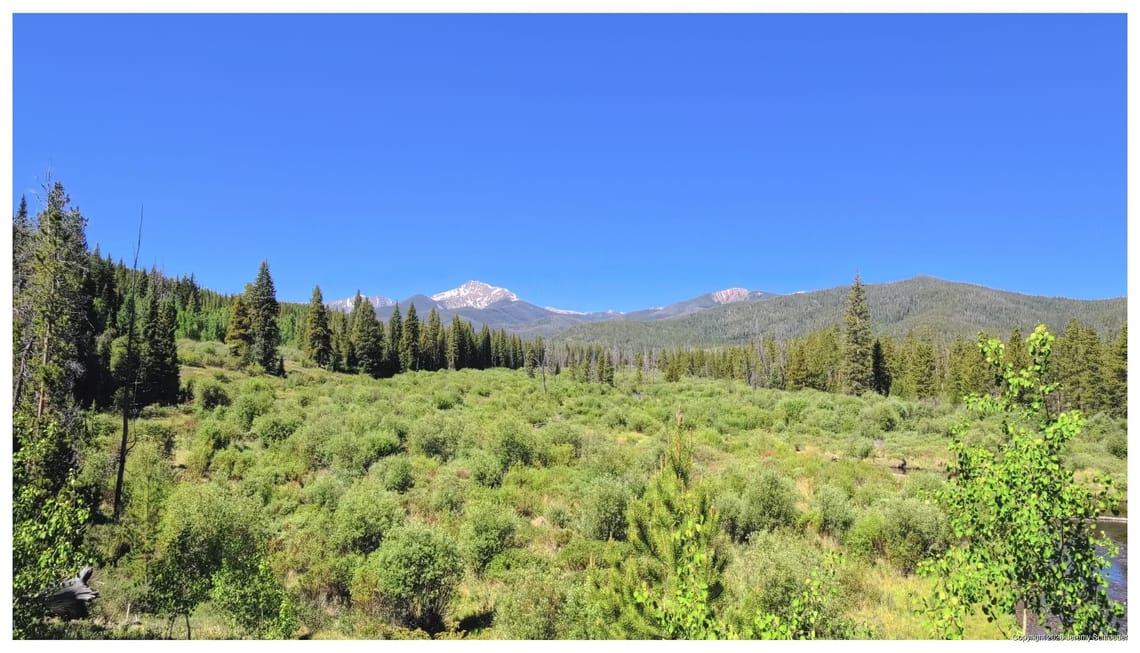 Wide open views and high noon