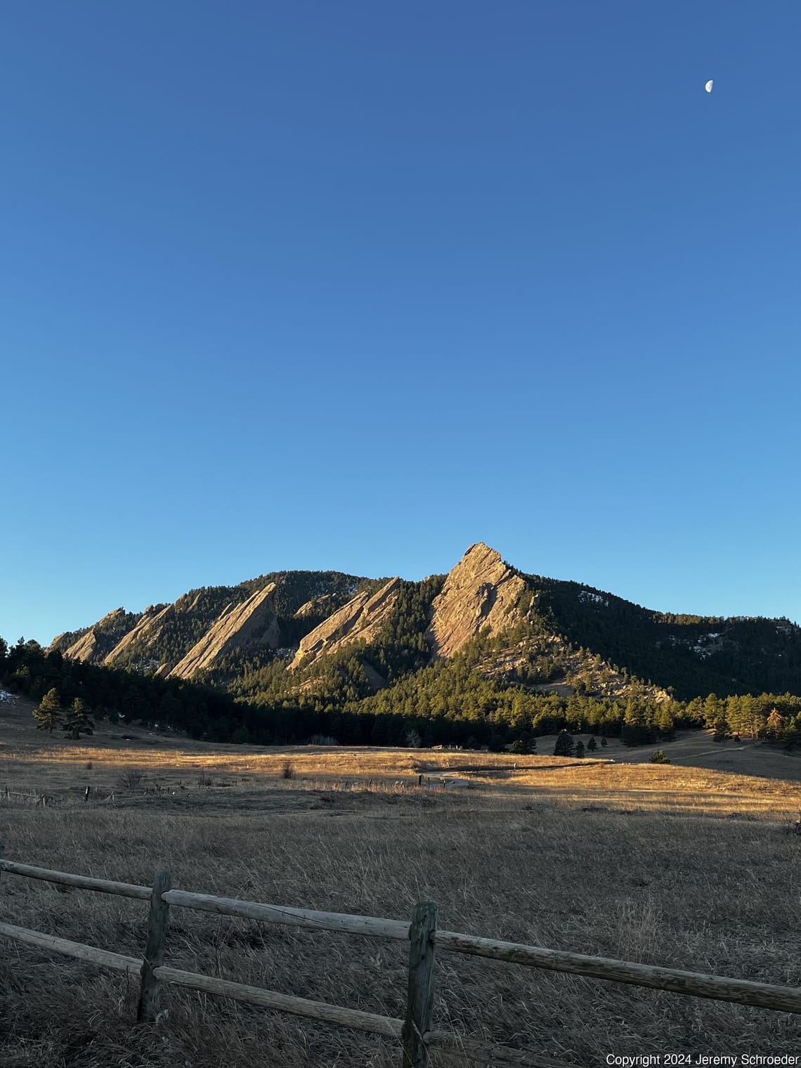 Golden Hour at the Flatirons