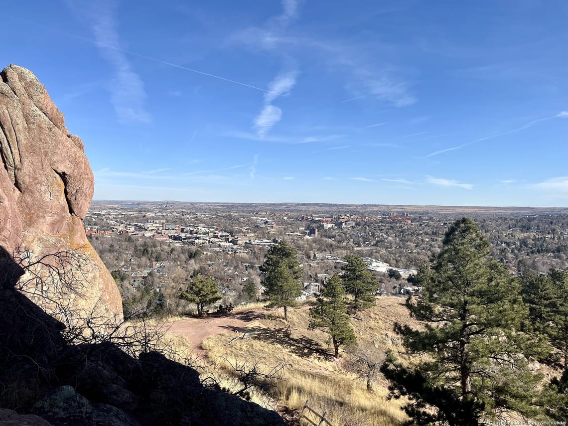 Concrete sprawl meets the high desert