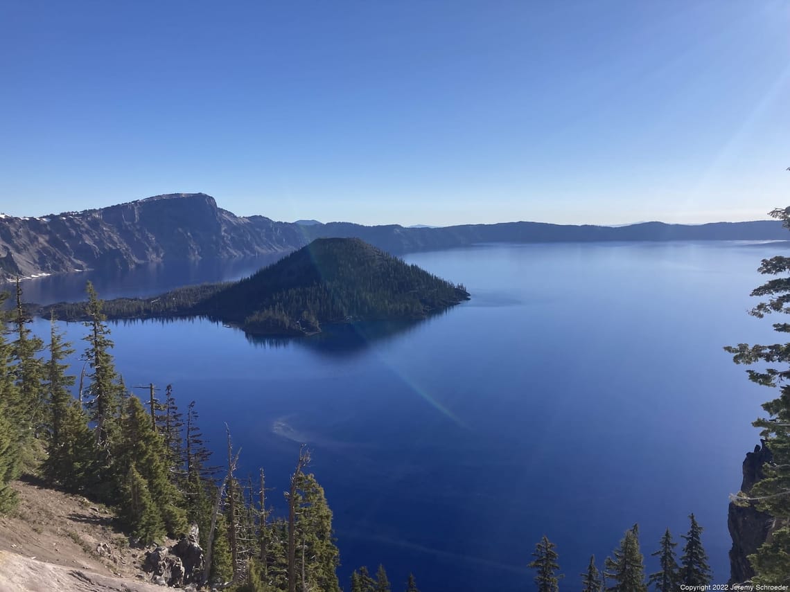 Blue Water and Sharp Ridges