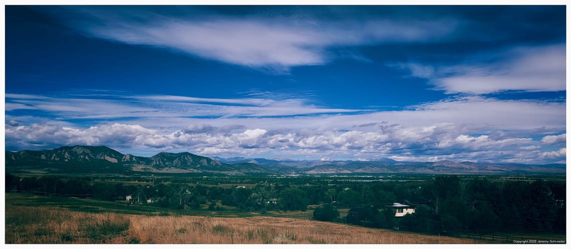 High Altitude Clouds Over the Valley