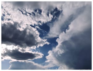 Heavy clouds and high shutter speeds
