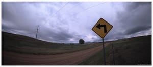 Left Turn Into the Gray