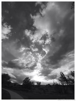 Heavy skies and low light