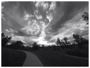 Heavy Clouds and Concrete Paths