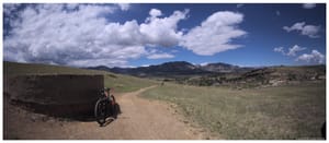 High desert dirt and big sky