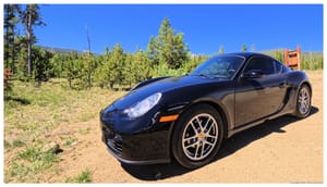 Black curves against the high desert