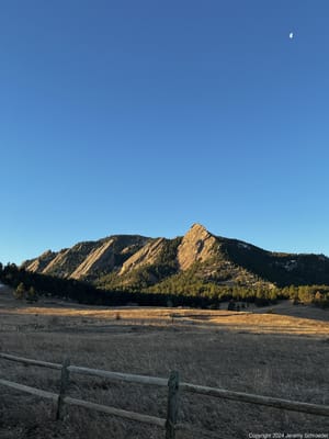Golden Hour at the Flatirons