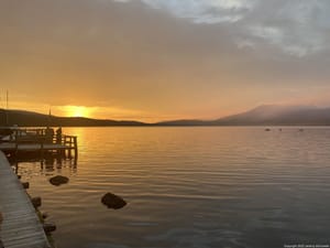 Golden Hour On The Dock