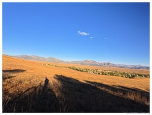 Shadow Rider Above the Valley